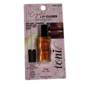 Ioni Crystal Lip Gloss Honey High Shine Vegan New